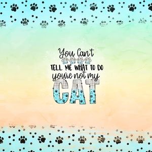 You’re not my cat 20 oz tumbler